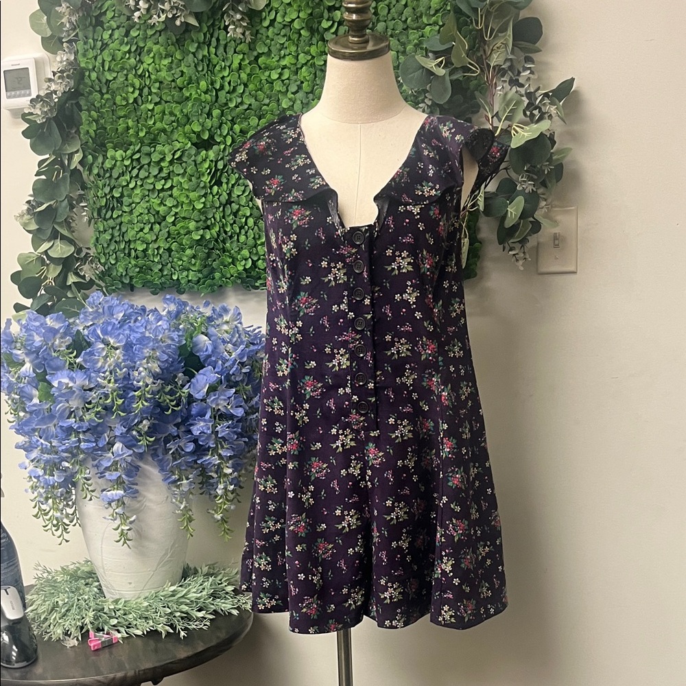 ****NWT*****Free People Purple Floral Romper